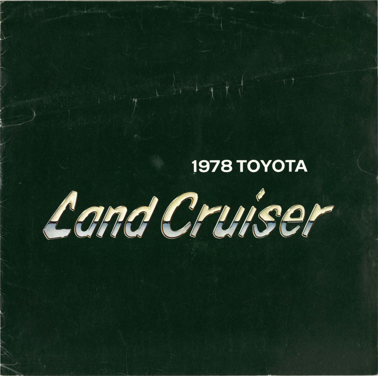 1978 Toyota Land Cruiser Brochure